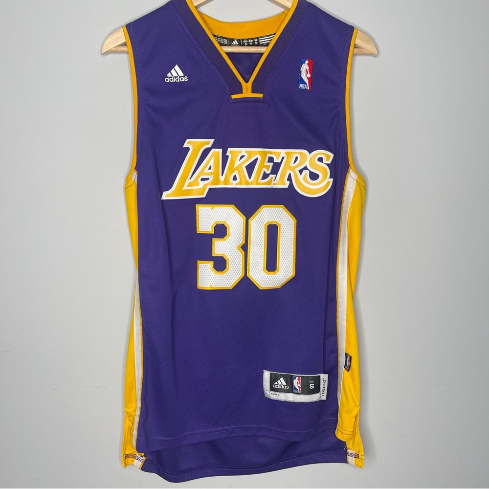 Adidas Lakers #30 Purple & Gold NBA Jersey Randle